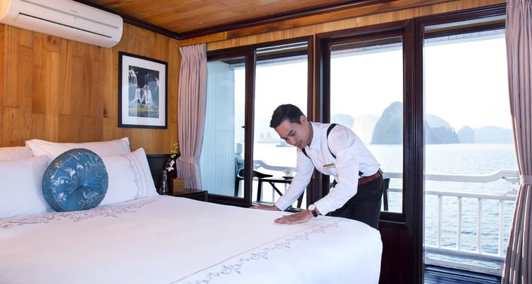 Crucero Boutique clásico Hera 5 estrellas - 2 días 1 noche - Old Quarter Travel 10