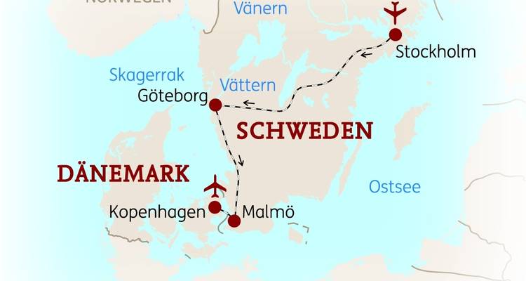 Stockholm, Gothenburg, Malmö & Copenhagen City Break - SKR Reisen 5