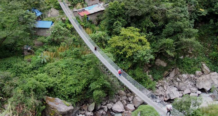 Excursión al campamento base del Manaslu - Overland Trek Nepal 4
