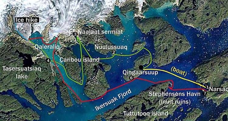 Expedición en kayak y senderismo por el hielo - desde Dinamarca - Tasermiut 8
