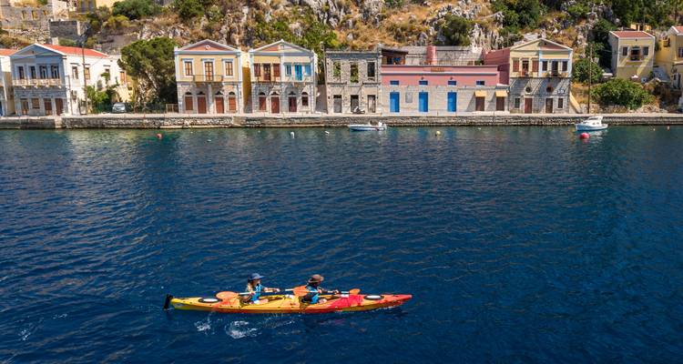 8 jours de kayak de mer dans le Dodécanèse - Trekking Hellas Rhodes 1