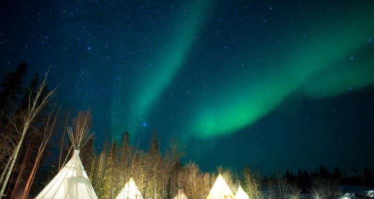 Yellowknife et les aurores boréales - Landsby 2