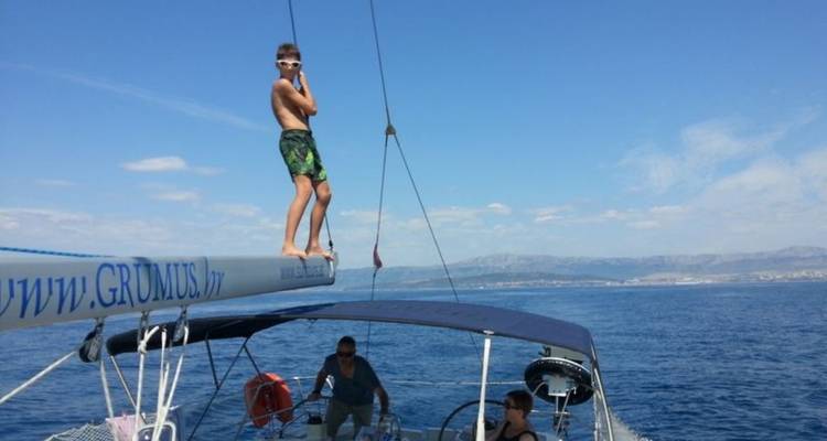Croisière familiale pour les familles avec adolescents au départ de Zadar en Croatie - Sailorama Segelreisen 3