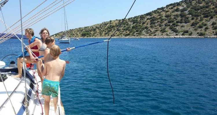 Croisière familiale pour les familles avec adolescents au départ de Zadar en Croatie - Sailorama Segelreisen 9