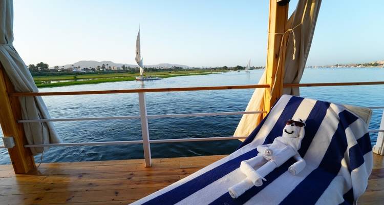 Experience 9-day aboard Luxury Dahabiya Cruise - Nilvison Egypt Tours  2