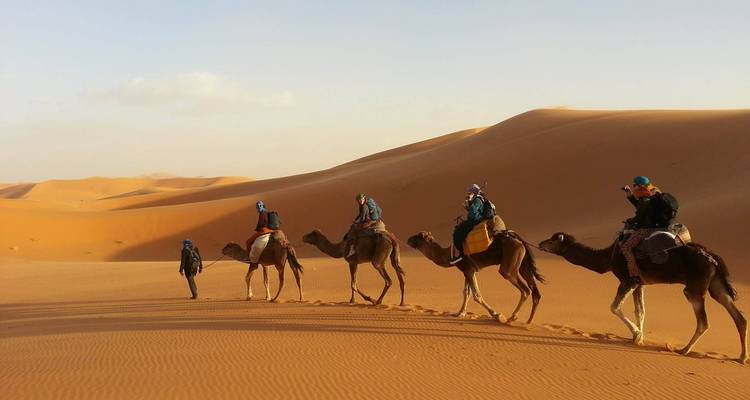 Circuit de 2 jours dans le désert du Sahara depuis Marrakech jusqu'aux dunes d'Erg Lihoudi - Morocco Sahara Desert Travel 3