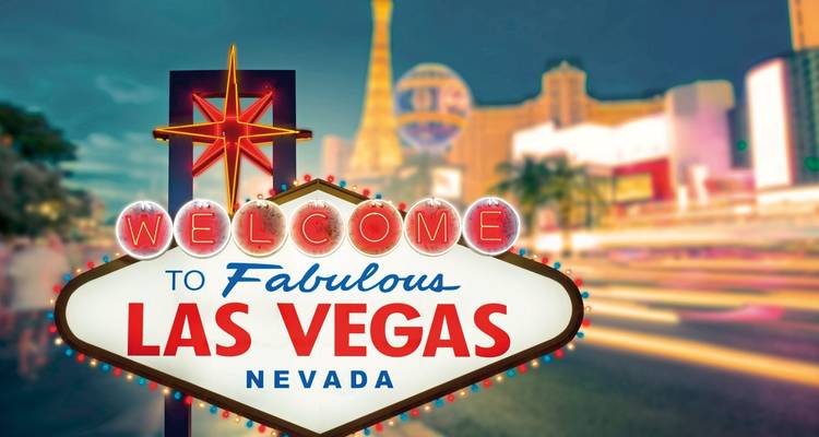 Le panneau emblématique 'Welcome to Fabulous Las Vegas' la nuit.