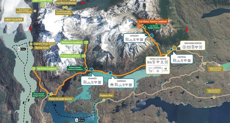 Circuit W Express au parc national Torres del Paine - Signature DMC 1