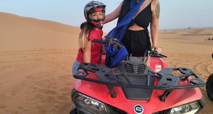 Marrakech to Fes 3 days desert Tour with Camel and Quad ATV - Desert Family Tour 2
