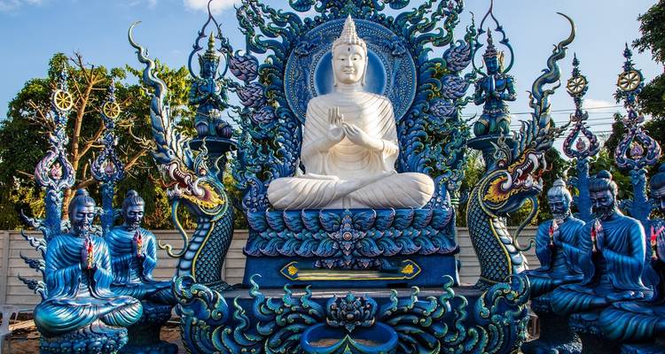 5 jours à Chiang Mai avec les temples de Chiang Rai : Temple blanc, Temple bleu, Maison noire et plus encore - STM Tours LLC 2