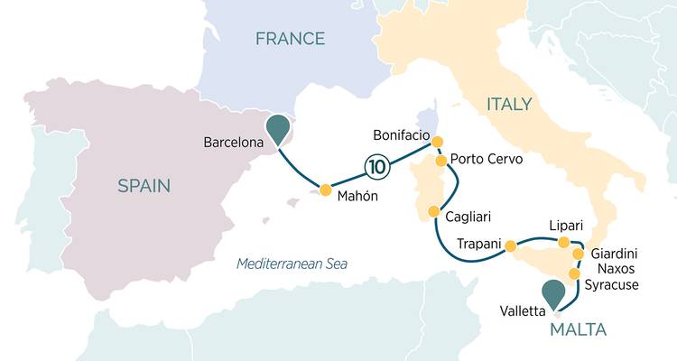 Îles de la Méditerranée : de l'Espagne à Malte - Emerald Cruises 5