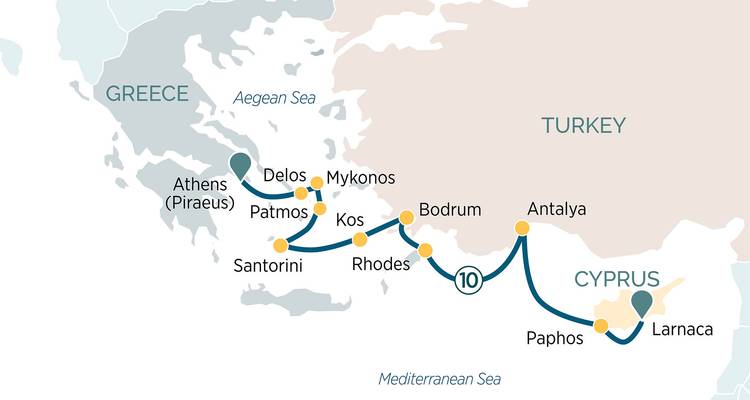 A voyage from Greece to Cyprus - Emerald Cruises 5