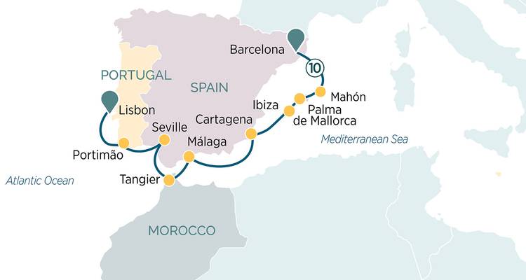Perlas del Sur de España y Portugal 2026 - 11 Días (from Lisboa to Barcelona) - Emerald Cruises 5