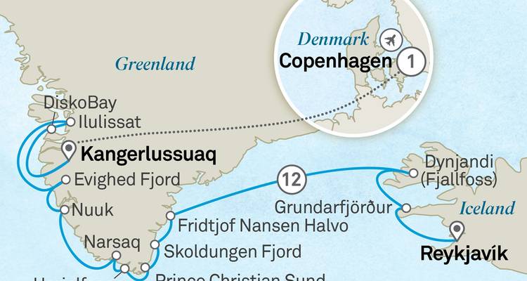 Iceland to Greenland & the Glaciers of Disko Bay 2026 - Scenic Luxury Cruises & Tours 1