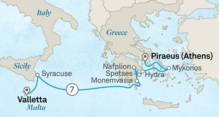 Odyssée des îles : Malte, la Sicile et les îles grecques - Scenic Luxury Cruises & Tours 1
