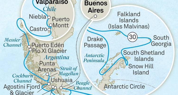 Ultimate Chilean Fjords, Glaciers & Antarctic Wildlife Explorer - Scenic Luxury Cruises & Tours 1