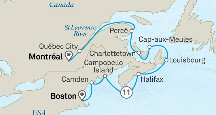 Les contrastes du Canada et du fleuve Saint-Laurent - Scenic Luxury Cruises & Tours 3