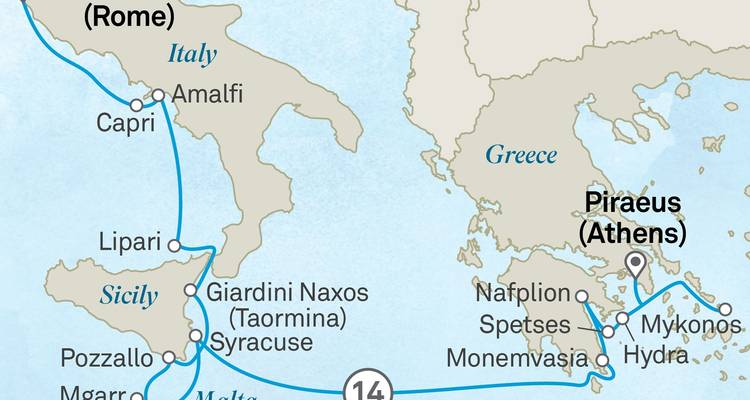 L'ultime voyage en Méditerranée : Italie, Malte et îles grecques - Scenic Luxury Cruises & Tours 1
