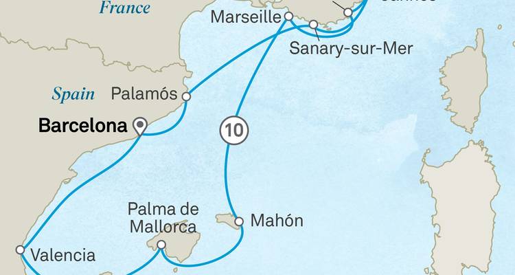 Spain, French Riviera & the Balearic Islands - Scenic Luxury Cruises & Tours 1