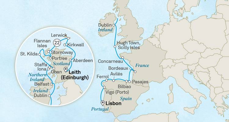L'héritage européen ultime : du Portugal à l'Écosse - Scenic Luxury Cruises & Tours 1