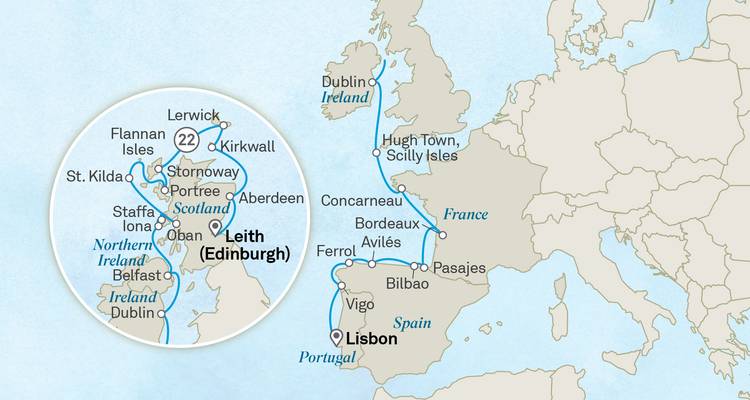 L'héritage européen ultime : du Portugal à l'Écosse - Scenic Luxury Cruises & Tours 2