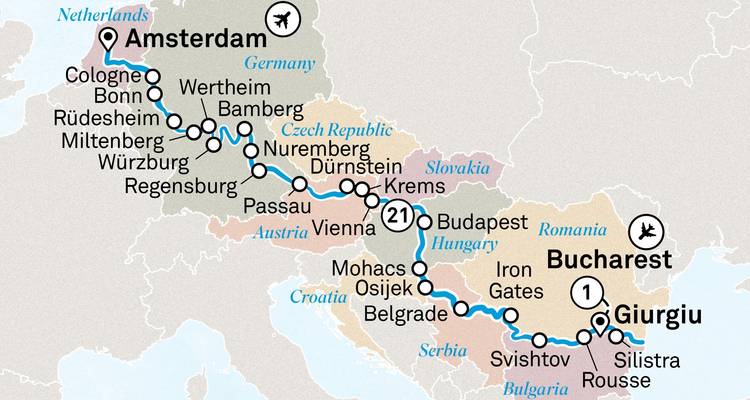 North Sea to the Black Sea 2025 - 23 Days - Scenic Luxury Cruises & Tours 1
