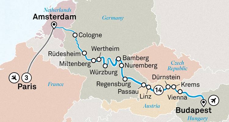 Christmas Markets with Paris 2025 - 18 Days - Scenic Luxury Cruises & Tours 2