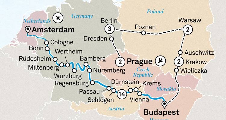 Joyaux de l'Europe avec Eastern Europe Explorer 2025 - Scenic Luxury Cruises & Tours 2