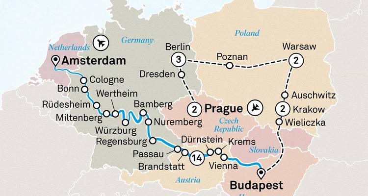Joyaux de l'Europe avec Eastern Europe Explorer 2025 - Scenic Luxury Cruises & Tours 1