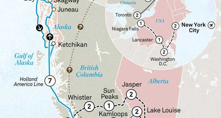 Gran Circuito a Canadá y Alaska - Scenic Luxury Cruises & Tours 1