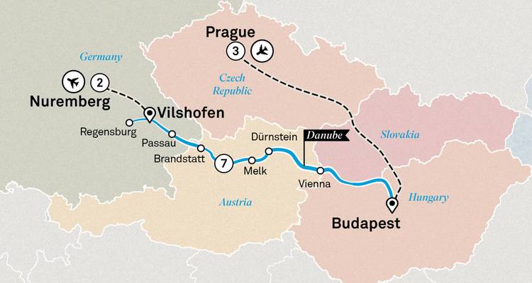 Les joyaux du Danube avec Nuremberg et Prague (2025) - 13 jours (from Prague to Nuremberg) - Scenic Luxury Cruises & Tours 2