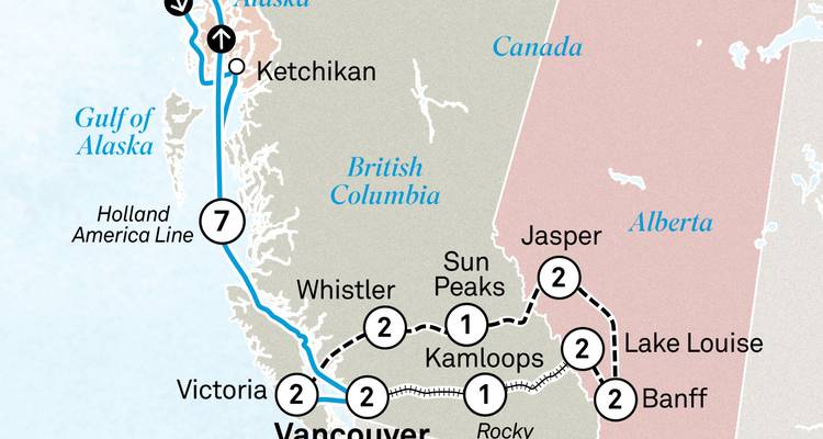 Croisière Icônes de l'Ouest canadien et de l'Alaska 2025|2026 - 22 jours - Scenic Luxury Cruises & Tours 1
