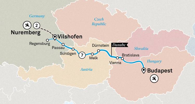 Gems of the Danube with Nuremberg 2025 - 10 Days (from Nuremberg to Budapest) - Scenic Luxury Cruises & Tours 1