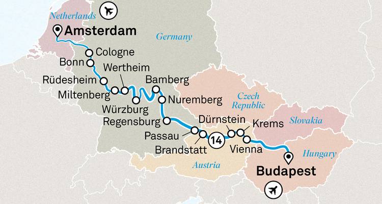 Jewels of Europe 2025 - 15 Days (from Budapest to Amsterdam) - Scenic Luxury Cruises & Tours 1