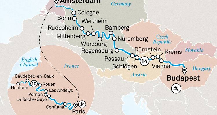 Gemas del Sena y Joyas de Europa 2025 - 25 Días (from París to Budapest) - Scenic Luxury Cruises & Tours 1