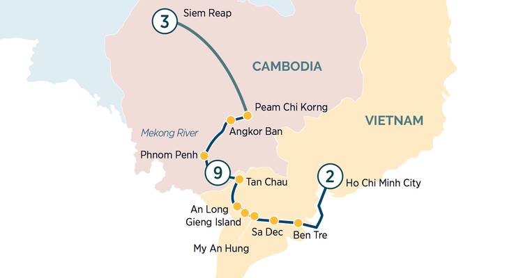 Les merveilles du Vietnam, du Cambodge et du Mékong 2025|2026 - Emerald Cruises 1
