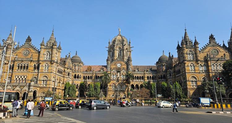 Chhatrapati Shivaji Terminus, a historic railway station in Mumbai.