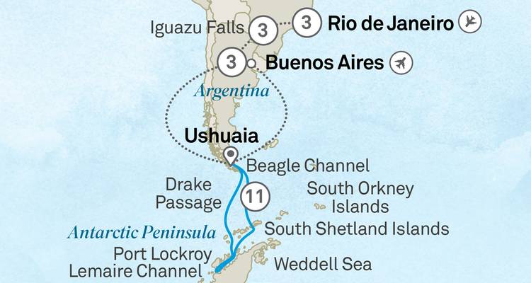 Les incontournables de l'Antarctique, de l'Argentine et du Brésil - Croisière & voyage terrestre 2025-2026|2026-2027 - Scenic Luxury Cruises & Tours 1