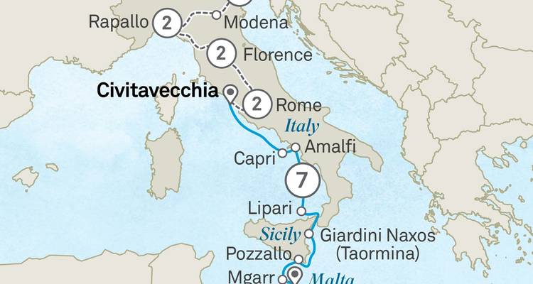Trésors italiens avec Malte - Croisière et voyage par voie terrestre - Scenic Luxury Cruises & Tours 1