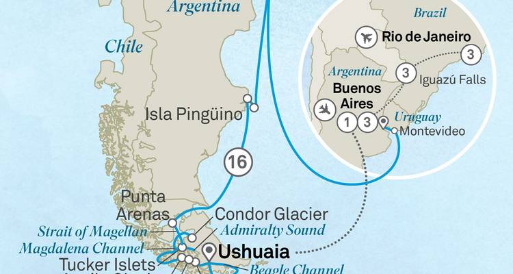 Tesoros de Sudamérica: De los Fiordos Chilenos a las Cataratas del Iguazú - Viaje en Crucero y por Tierra - Scenic Luxury Cruises & Tours 1