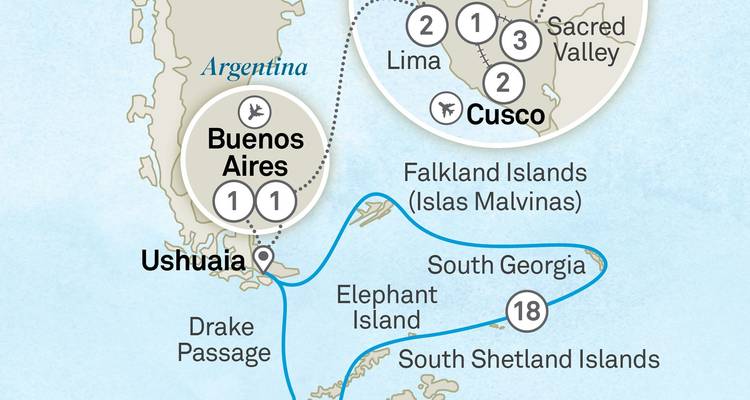 Expédition australe : Antarctique, Pérou et Amazonie - Croisière et voyage par voie terrestre - Scenic Luxury Cruises & Tours 1