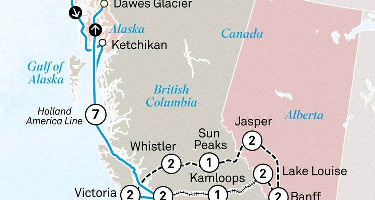 Icônes de l'Ouest canadien et croisière en Alaska (2025) - 22 jours - Scenic Luxury Cruises & Tours 3