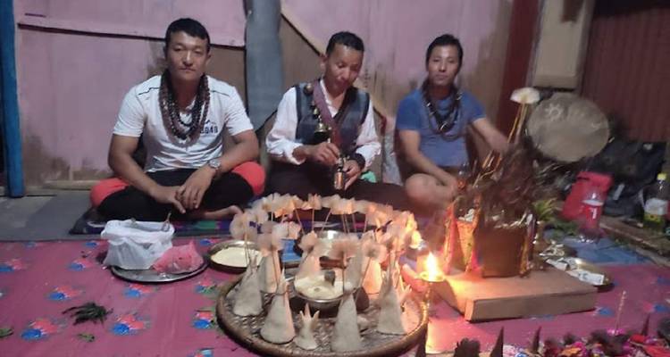 Nature Camp Stay With Everest View Over night Stay Buddhist culture Trip Guru Rimpoche Meditation Cave visit - Amazing Authentic Treks  4