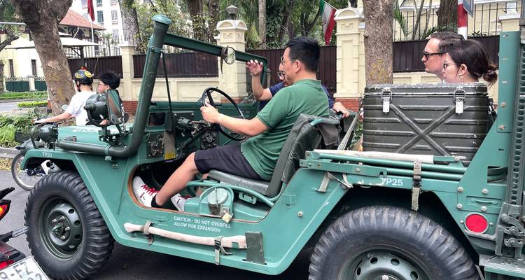 Half Day Hanoi Highlight & Hidden Gem On Vintage Jeep Tours - Join-in Tour - Up Travel Vietnam 8