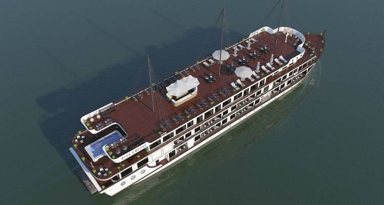 Crucero Rita: Lujo 5 Estrellas en la Bahía de Lan Ha 2 días 1 noche - Indochina Today Travel 1