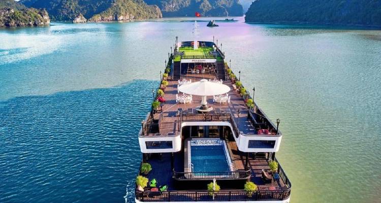 Crucero Rita: Lujo 5 Estrellas en la Bahía de Lan Ha 2 días 1 noche - Indochina Today Travel 2