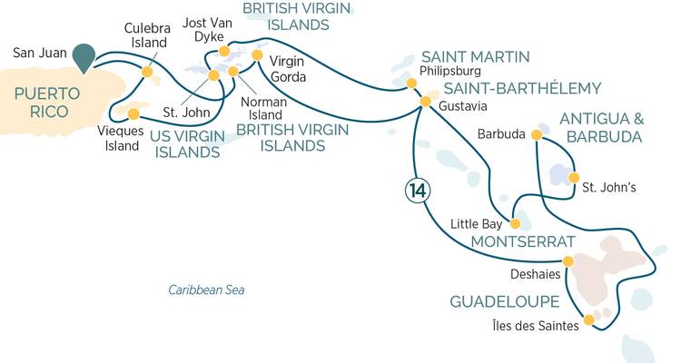 Découvrez les îles de plaisance des Caraïbes 2025-2026 - 15 jours (including St. John) - Emerald Cruises 1