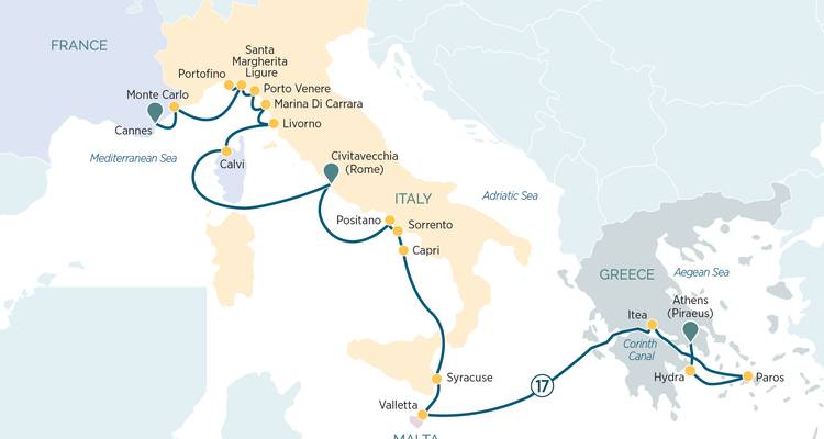 Découvrez la Méditerranée de Cannes à Athènes - Emerald Cruises 5