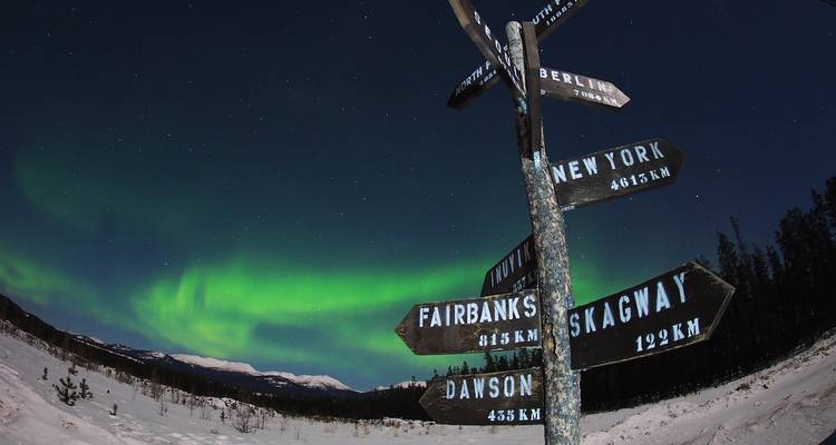 Faune, sources thermales et aurores boréales : Une escapade hivernale au Yukon depuis Vancouver - Landsby 1