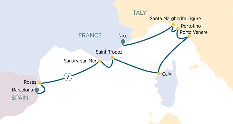 Yachting gems of the French and Italian Rivieras 2026 - Emerald Cruises 1